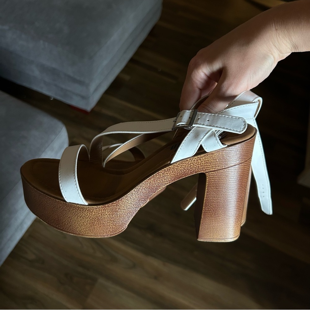 White Platform Sandals